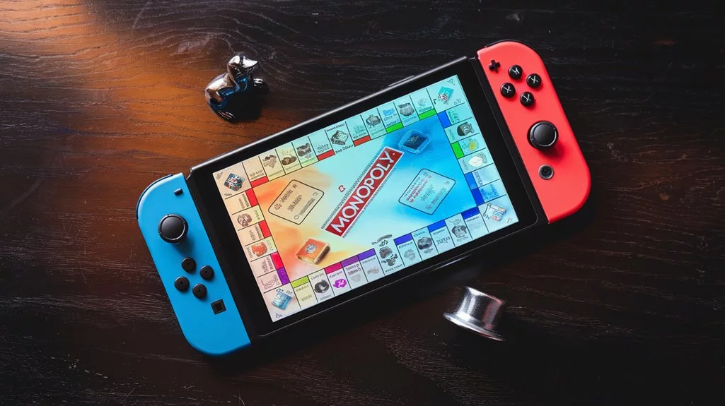 Monopoly-Spiel auf Nintendo Switch Konsole